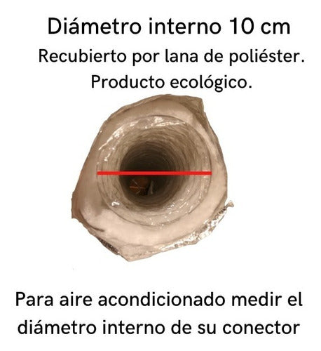 Proelec Indoor Conducto Aislado Termoacustico 4 10cm X Mt 2