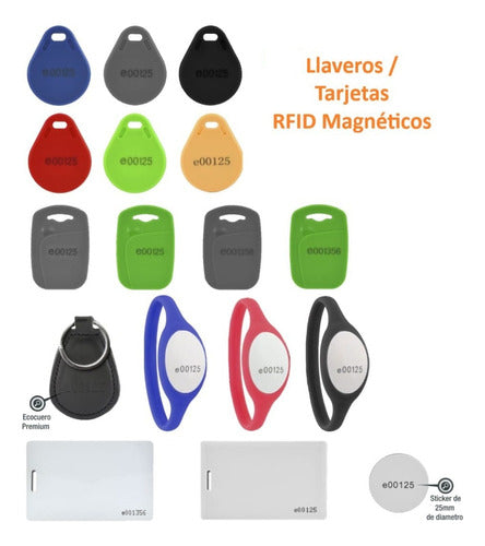 Controles Llavero Llave RFID Virgen Rectangular Grabable 13.56MHz x10u 2