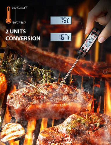 Digital Kitchen Thermometer Pro Meat Baking Liquid Probe 4