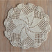 SouthMage 4 Hand Crochet Round Lace Doilies 12 Inches 4