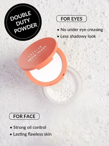 Sheglam Insta Ready Face & Under Eye Powder Duo Translucent 6