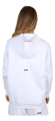 Adidas Z.N.E Women's Hoodie in White | Dexter 2