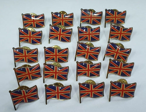 10 Pins Bandera Reino Unido 2cm 0