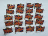 10 Pins Bandera Reino Unido 2cm 0