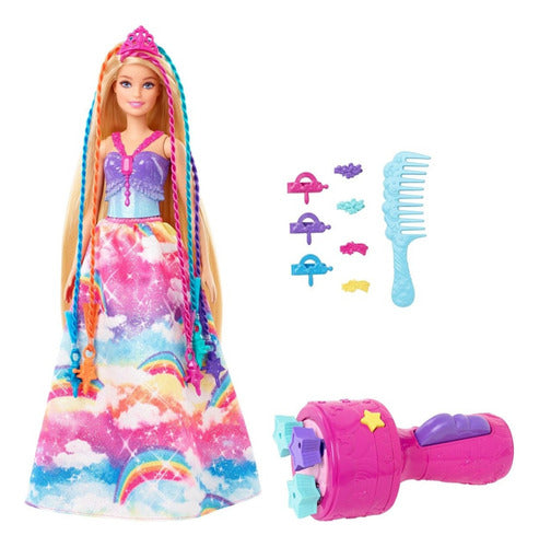 Barbie Dreamtopia Magical Braids Princess Doll with Styling Accessories 1