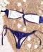 Las Barchelas Strapless Top Bow Bikini Set Colaless 5