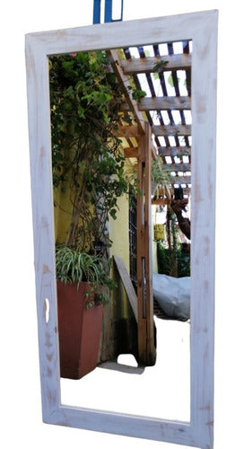 Artesanías Richard Elegant Solid Wood Mirror 130x58 0