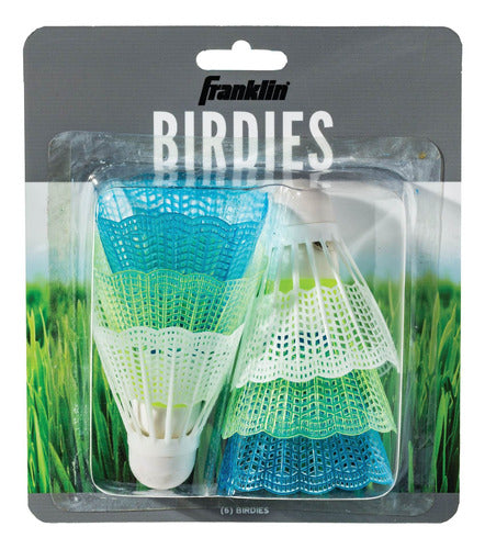 Franklin Set Volante Birdie Pelota Badminton X6 Shuttlecock® 0