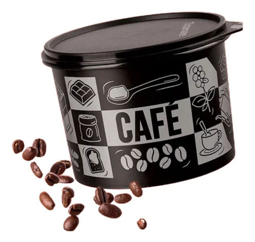 Pote De Café Pop Box Tupperware Tupper 700g 0