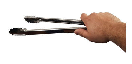 Pinza Para Carne Pinza Parrillera Pinza Asador Cocina 40 Cm 0