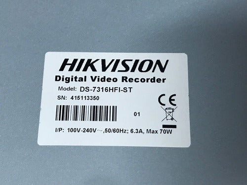 Video Grabadora Hikvision Ds-7304/7308/7316hfi-st 3