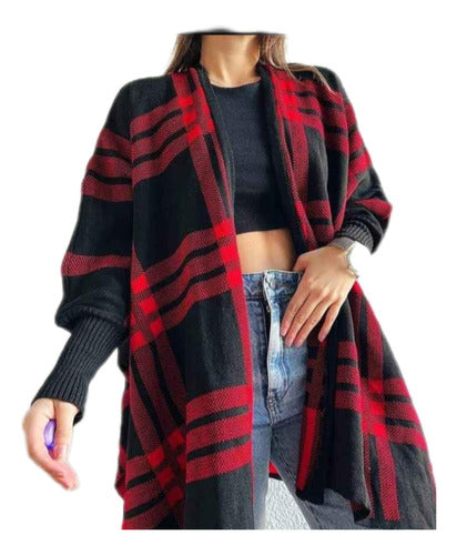 GER Unique Size Poncho-Style Coat 0