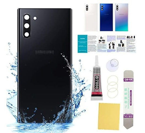 Repuesto Tapa Trasera Para Samsung Note 10 Negro 0