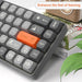 Addtree Teclado Mecánico Portátil 60% Para Juegos, Ek-68keys 2