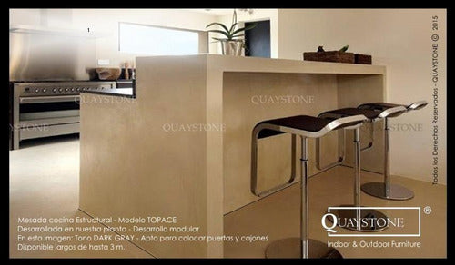 QUAYSTONE Kitchen Countertops - Bar and Island Marble Furniture - Factory Made 6