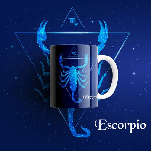 Diseños Plantillas Para Tazas Signos Zodiaco Sublimar M10 5