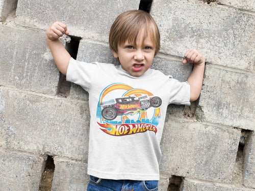 Pim Pum Pam Hot Wheels Sublimated T-Shirt for Kids 0