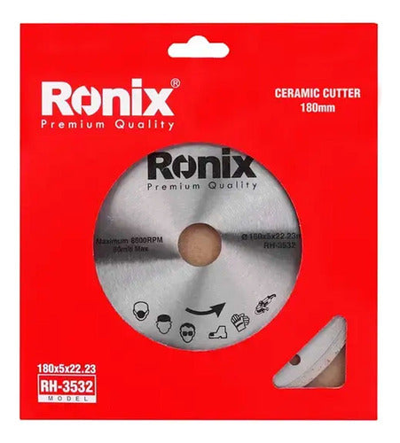 Ronix Continuous Diamond Disc 180×22.2mm RH-3532 G P 2