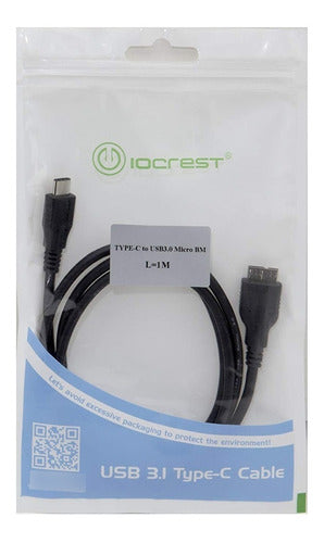 IO Crest Sy Cab20169 3 USB 3.1 Type C to MicroUSB 4