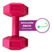 770 Store Hexagonal Dumbbell 3kg x 2 Units PVC Quality Gym 6