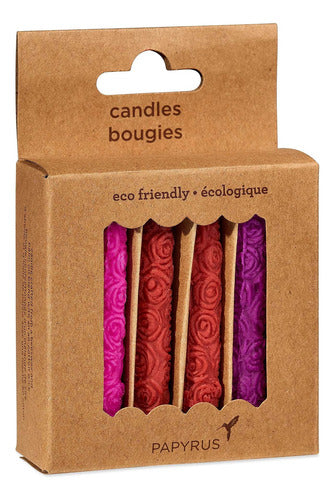 Papyrus Birthday Candles, Roses (12 Units) 1