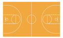 Michapaya Basketball / Básquet Double Sided Tactical Board 0