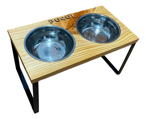 El Paraiso de las Mascotas Personalized Dog and Cat Feeder 0