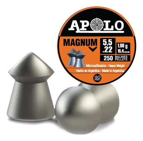 Balines Apolo Magnum Lata X 250 - Cal. 5,5 Mm 0