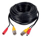 Uniglobe Cable Cctv 20mts 20m Video Hd + Alimentacion Plug 0