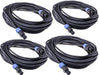 Tododj Pack 4 Cable Bafle Speakon Speakon 10 Mts. 2x2.5 Pro 0