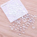 200pcs 12mm Clear Glass Cabochons - DIY Jewelry Making Supplies 3