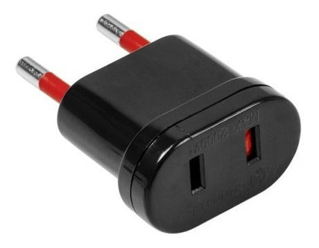 Adaptador Conatel Salida Americana Negro Pack X 6 -sc- 1