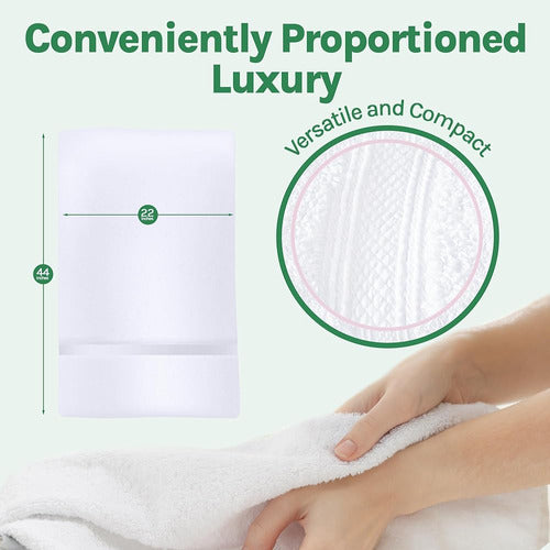 Towels N More - 6 Pack 22x44 Super Absorbent 100% Cotton 4