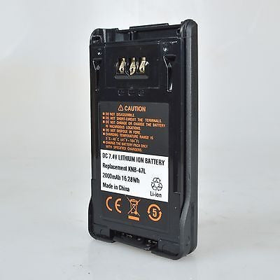 Knb - 47l Li-ion Batería Para Kenwood Nx-200 Nx-300 Tk5220 T 2