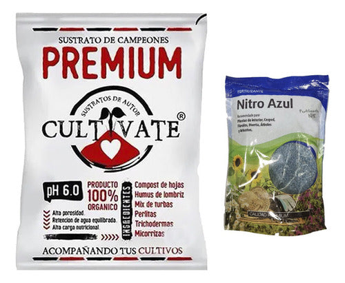 Cultivate Premium Substrate 80L with Nitro Azul 1kg 0