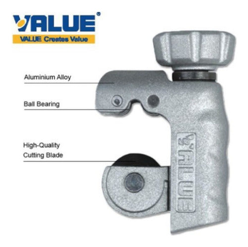 Minicortadora De Ca O Value Vtc-19 - 1/8 A 3/4 - / Cortadora 3