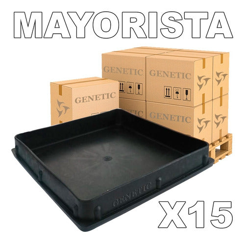 15 Regatones Tapa Plastico 100x100 Maquinas Gimnasio Genetic 0