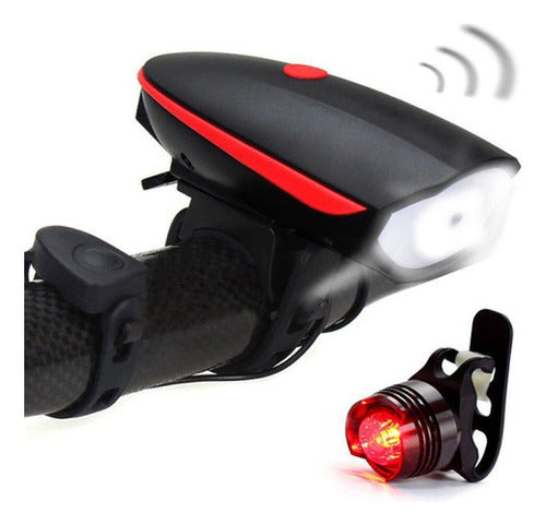 Super Luminoso Usb Recargable Bicicleta Bici Ligera, Resiste 4