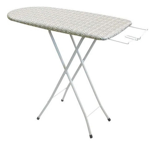 Adjustable Metal Ironing Board 91x30cm with Iron Rest 34