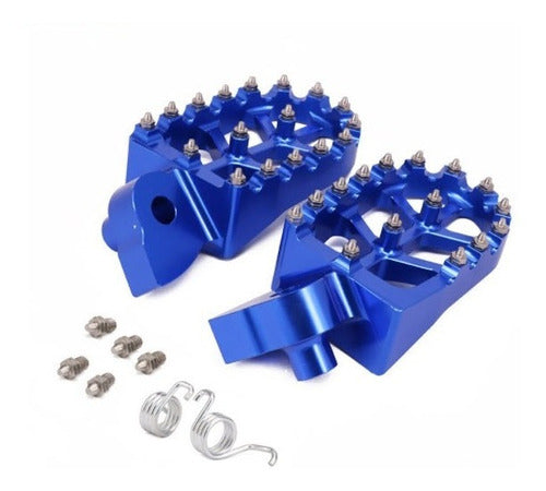 Aluminum Footpegs Rests Yamaha YZ YZF YZX WR 125 250 450 3