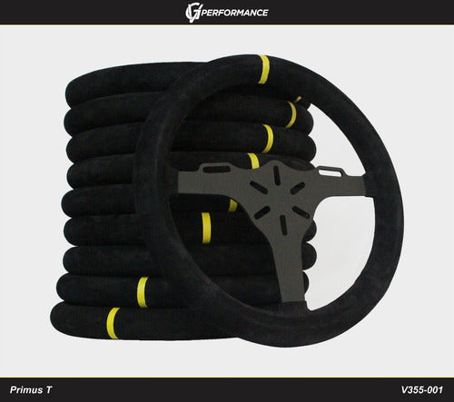 GV Performance Competition Steering Wheel Primus-t 355 Upholstered Suede 1