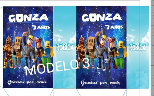 Bella Deco Personalized Roblox Birthday Party Bags 4