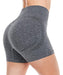 AHLW High-Waisted Seamless Gym Shorts 0