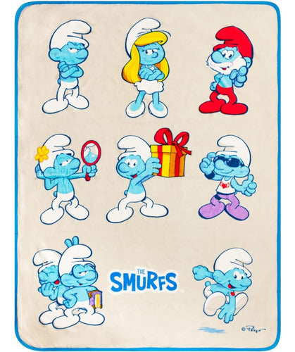 Franco Collectibles Smurfs Bedding Super Soft Micro Raschel 0