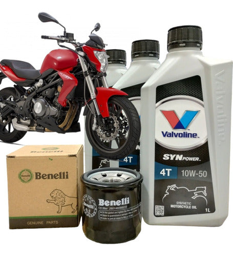 Benelli Kit Service Tnt300 + Valvoline Sint. + Original Filter 0