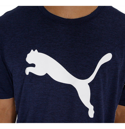 Puma Heather Cat Men's T-Shirt Blue Jjdeportes 3