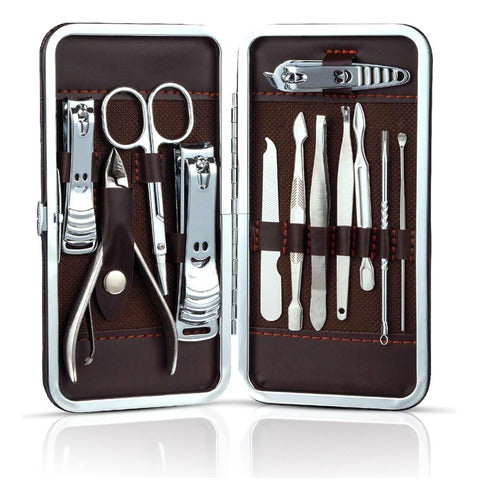 CompraloAhora Complete Manicure and Pedicure Set with Luxury Travel Case 0