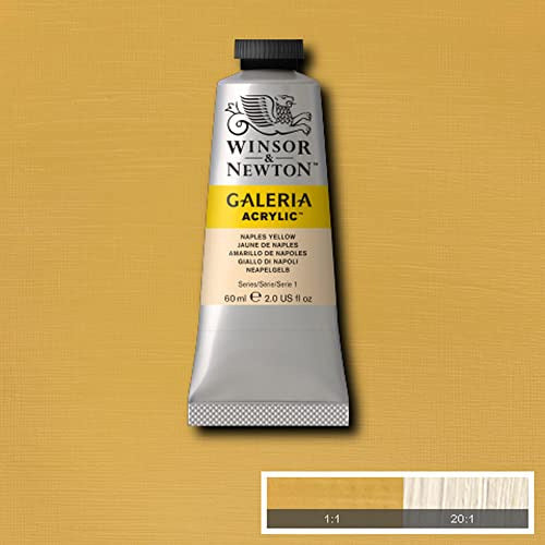 Winsor & Newton Galeria Acrylic Color, 60ml Tube, Naples Yellow 1