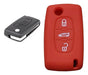 NL Cubre Volante + Funda Llave Silicona - Grand Picasso - Rojo 4