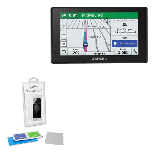 BoxWave ClearTouch Glass Screen Protector For Garmin DriveSmart 50LMTHD 0